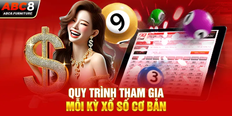 Quy trình tham gia mỗi kỳ xổ số cơ bản Quy trình tham gia mỗi kỳ xổ số cơ bản