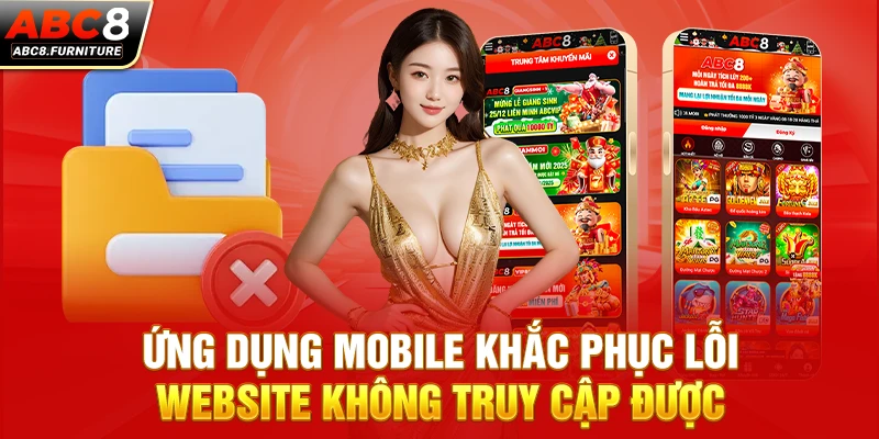 Ứng dụng mobile khắc phục lỗi website không truy cập được Ứng dụng mobile khắc phục lỗi website không truy cập được